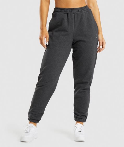 Women's Gymshark Rest Day Sweats Jogger Black | CA 76381A